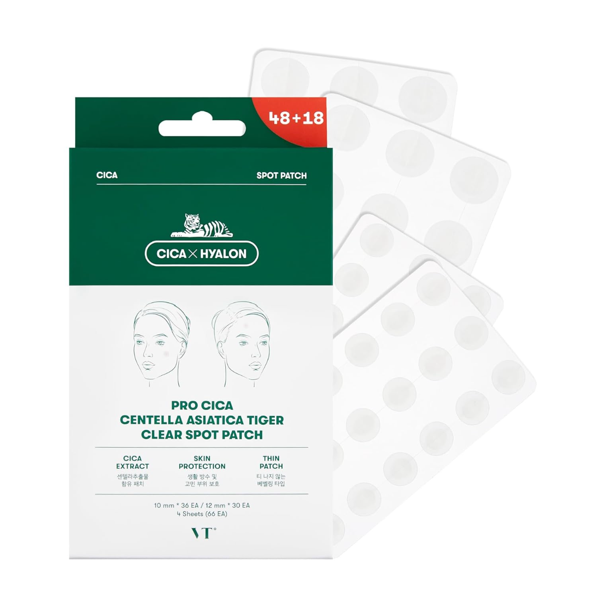 Pro Cica Centella Asiatica Tiger Clear Spot Patch